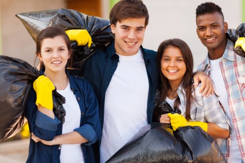 Successful clutter-free garage with professional clearance services