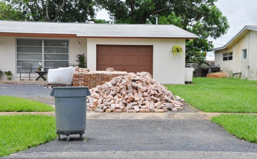 Introductory scene of builders waste clearance in Uxbridge